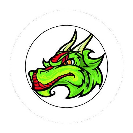 BADGESAGOGO.FR - Badge 25mm Dragon