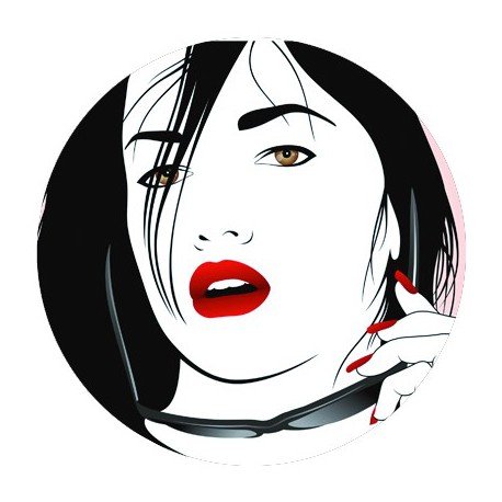 BADGESAGOGO.FR - Badge 25mm Femme