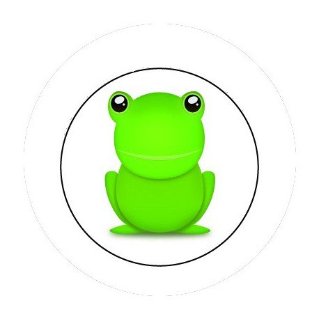 BADGESAGOGO.FR - Badge 25mm Grenouille