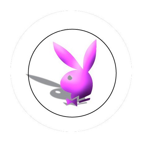 BADGESAGOGO.FR - Badge 25mm Playboy
