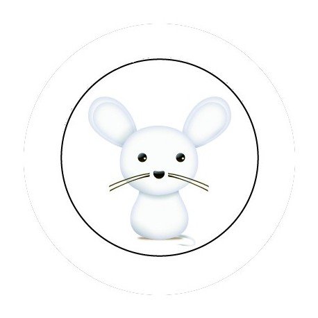 BADGESAGOGO.FR - Badge 25mm Souris