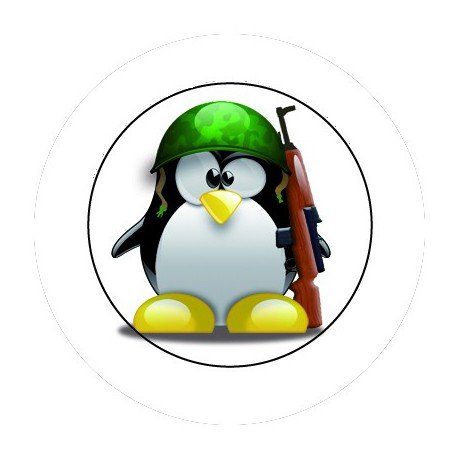 BADGESAGOGO.FR - Badge 25mm Tuxwar