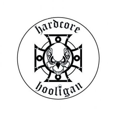 BADGESAGOGO.FR - Badge 25mm Hardcore hooligan