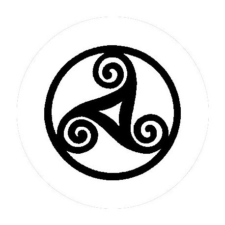 BADGESAGOGO.FR - Badge 25mm Trisquel