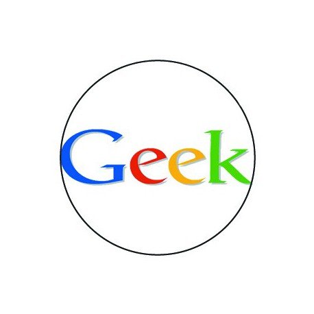 Badge 25mm Geek