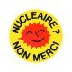 Badge 25mm Nucléaire non merci