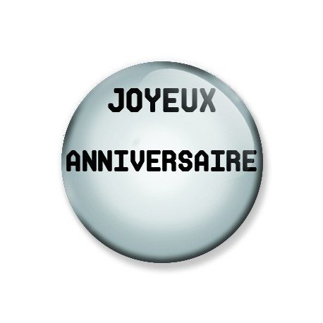 Porte-clés Joyeux anniversaire