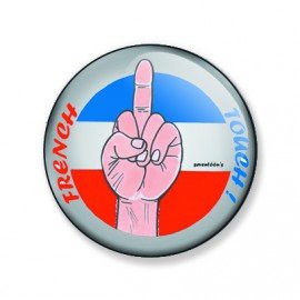 Badge french touch 59 mm