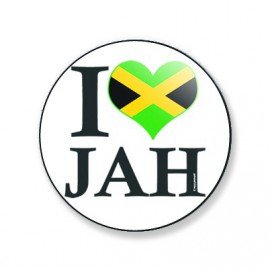 Magnet i love jah 25 mm