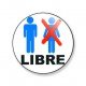 Badge libre 38 mm