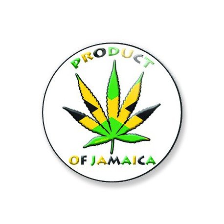 Badge product of jamaica 38 mm