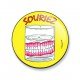 Badge souriez 38 mm