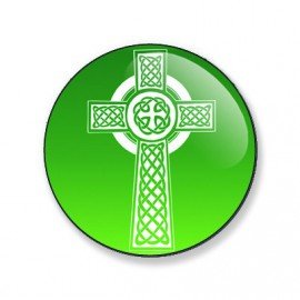 Badge 25mm Croix celtique