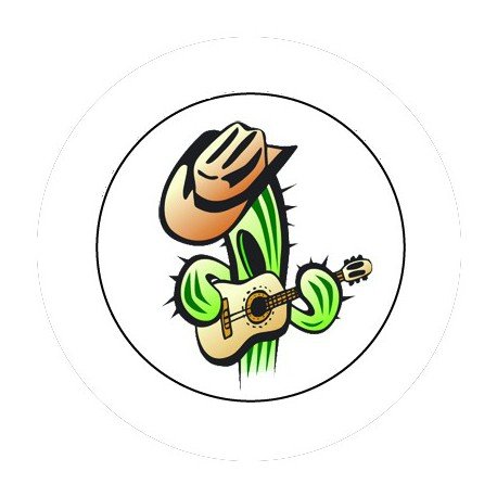 BADGESAGOGO.FR - Badge 25mm Cactus