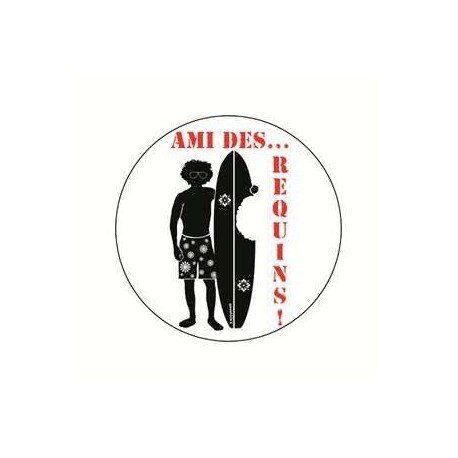 Badge ami des requins 38 mm