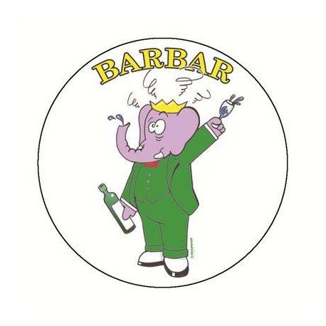 Badge barbar 59 mm