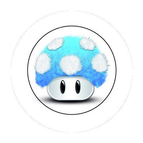BADGESAGOGO.FR - Badge 25mm Champignon