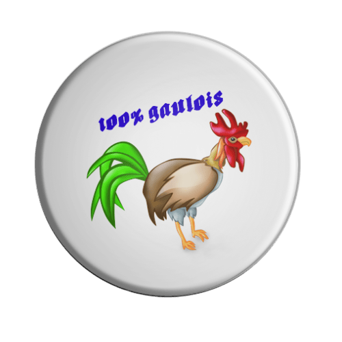 BADGESAGOGO.FR - Badge 100% GAULOIS