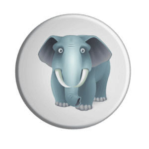 BADGESAGOGO.FR - Badge Elephant