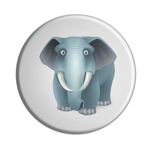 BADGESAGOGO.FR - Badge Elephant