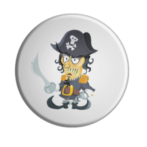 BADGESAGOGO.FR - Badge Pirate