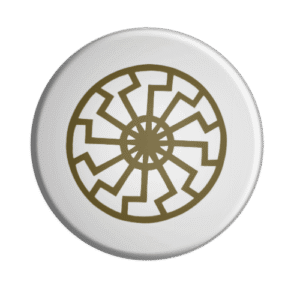 BADGESAGOGO.FR - Badge Soleil noir