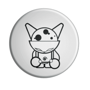 BADGESAGOGO.FR - Badge Strange cat