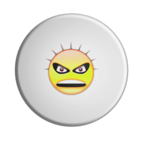 BADGESAGOGO.FR - Badge Smiley punk