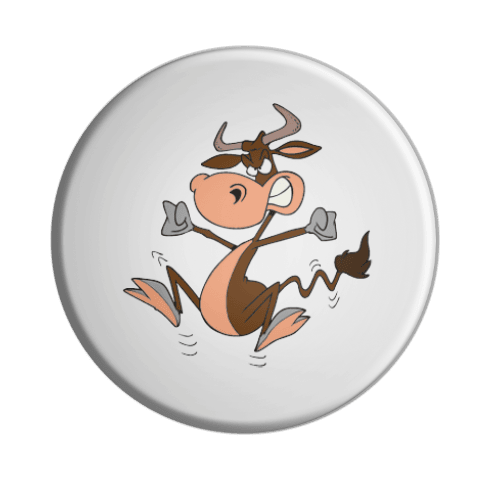 BADGESAGOGO.FR - Badge Taureau loco