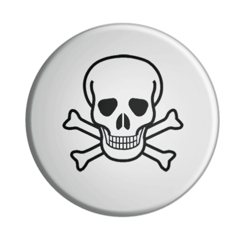 BADGESAGOGO.FR - Badge Tete de mort