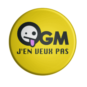 BADGESAGOGO.FR - Badge OGM j'en veux pas