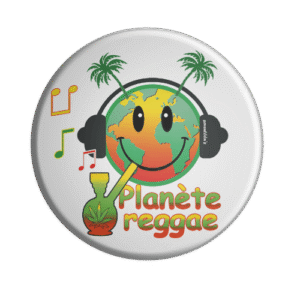BADGESAGOGO.FR -Badge planete reggae
