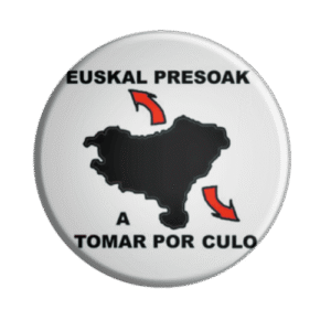 BADGESAGOGO.FR - Badge EUSKAL PRESOAK POR CULO