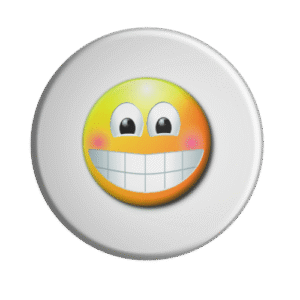 BADGESAGOGO.FR - Badge Smiley Sourire