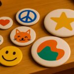 Taille de badge : guide des dimensions 25, 38, 59 et 75 mm
