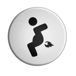 BADGESAGOGO.FR - Badge Cul en feu