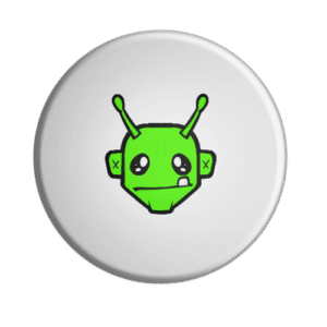BADGESAGOGO.FR - Badge Alien vert
