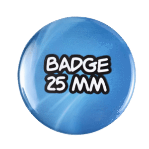 BADGESAGOGO.FR - Badge 25mm 100% personnalisé avant
