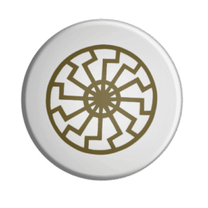 BADGESAGOGO.FR - Badge Soleil noir