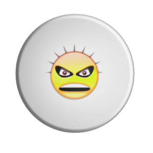 BADGESAGOGO.FR - Badge Smiley punk