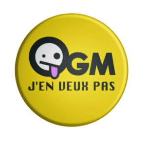 BADGESAGOGO.FR - Badge OGM j'en veux pas