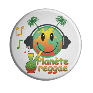 BADGESAGOGO.FR -Badge planete reggae