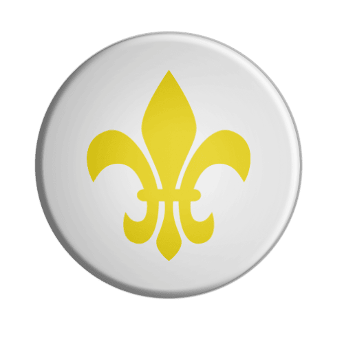 BADGESAGOGO.FR - Badge FLEUR DE LYS