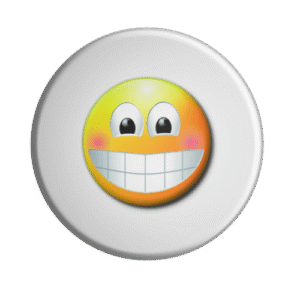 BADGESAGOGO.FR - Badge Smiley Sourire