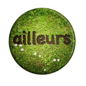 BADGESAGOGO.FR - Badge L'herbe est plus verte