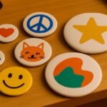 Taille de badge : guide des dimensions 25, 38, 59 et 75 mm