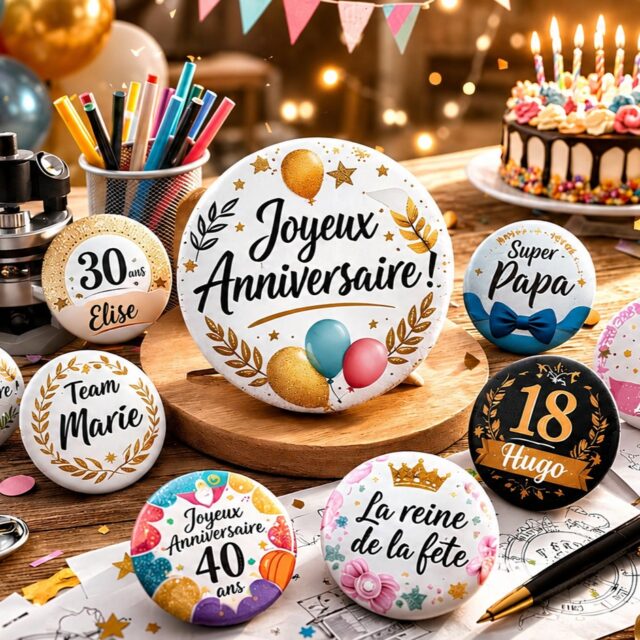 ✨ Le petit détail qui change complètement l'ambiance d'un anniversaire ? 🎉

Un badge personnalisé !

Il fait sourire 😄
Il crée des échanges 🤝
Il embellit les photos 📸
Et il devient un vrai souvenir ❤️

Dans notre nouvel article, découvrez :

🎨 Les styles les plus tendance
🎁 Des idées pour les invités
👧 Des badges pour les enfants
🥳 Des modèles pour les adultes
💍 Des inspirations pour les anniversaires de mariage
📏 Les meilleurs formats
✍️ Des exemples de textes amusants ou élégants

👉 Toutes nos astuces sont ici :
https://badgesagogo.fr/badges-personnalises-anniversaires/

💬 Vous préféreriez un badge drôle ou plutôt élégant ?

#Anniversaire #BadgePersonnalisé #PartyIdeas #DIY #Décoration #Événement #Fête #badge #badgedesign #badges #badgespersonnalisés #badgesdesign